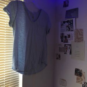 light blue t shirt